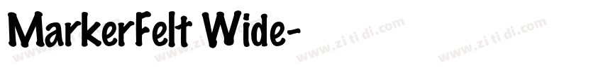 MarkerFelt Wide字体转换
